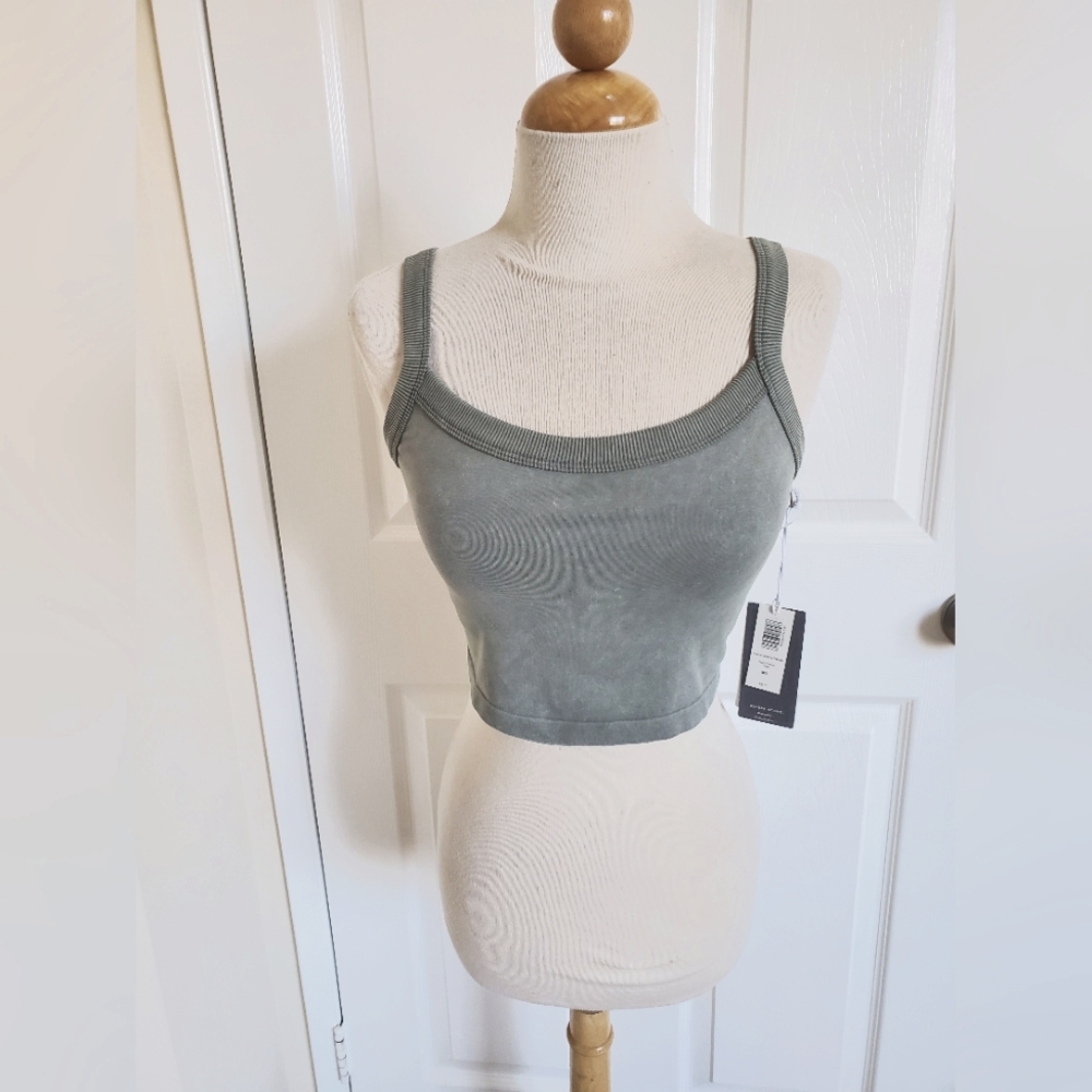 ZSupply Sage Green Tank Top Bra M/L